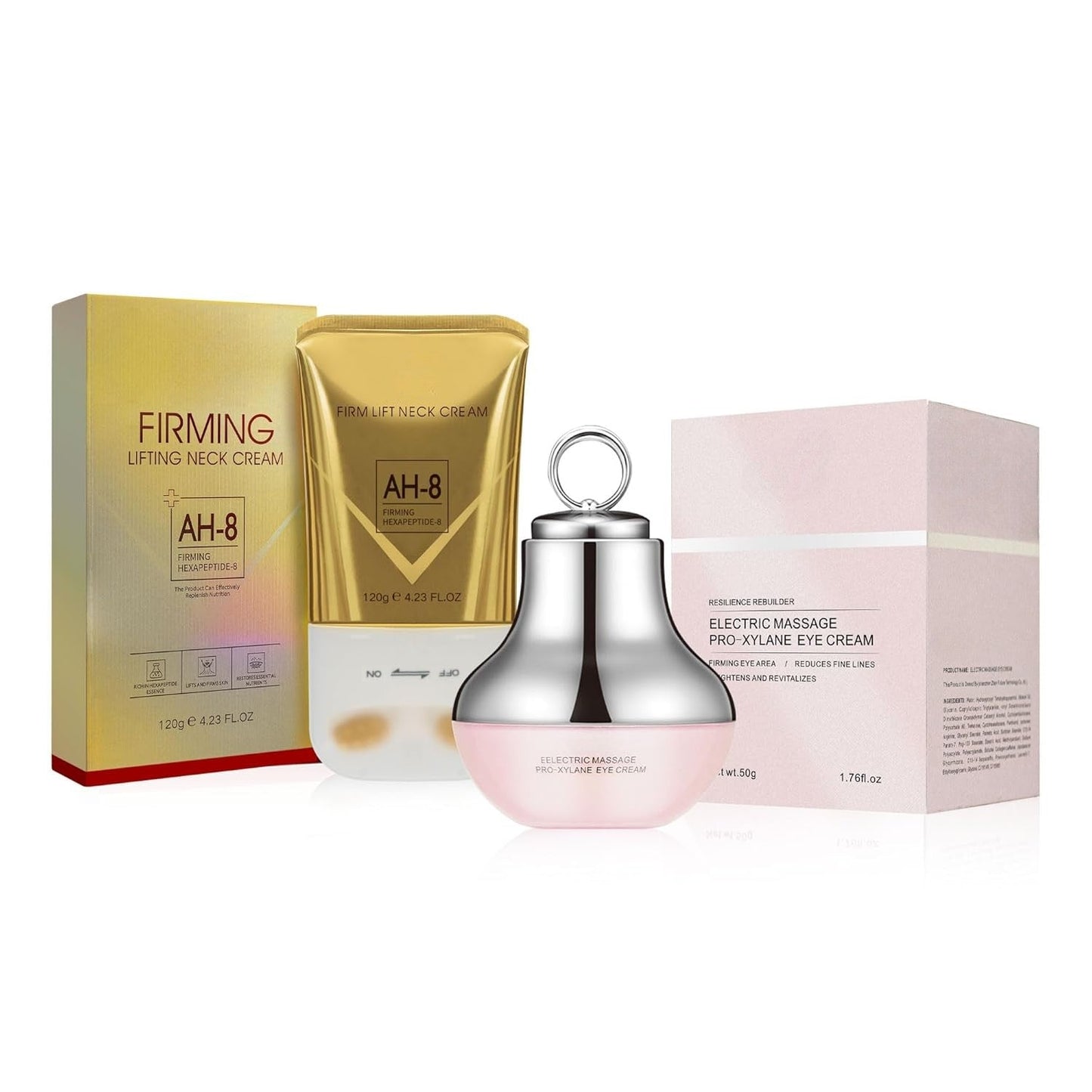 Neck and Eye Cream Set with Firming and Hydrating Formula