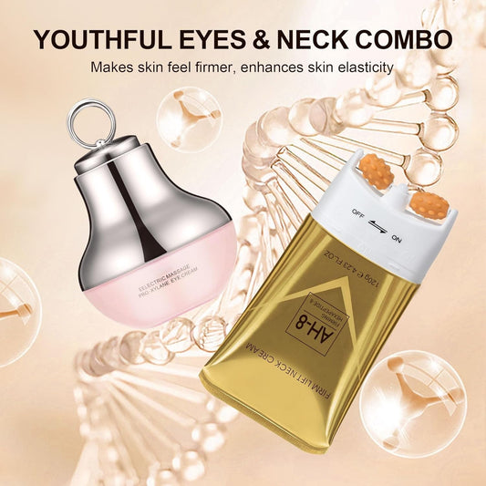 Neck and Eye Cream Set with Firming and Hydrating Formula